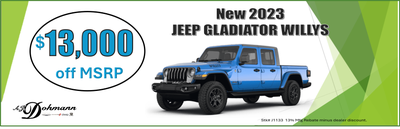 New 2023 Jeep Gladiator Willys
